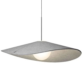 Φωτιστικό Οροφής Bola Felt 42 10691 106x25cm Dim Led 1710lm 20W Chrome-Grey Pablo Designs