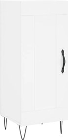 vidaXL Ντουλάπι Λευκό 34,5 x 34 x 180 εκ. από Επεξεργασμένο Ξύλο