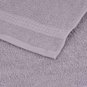vidaXL Πετσέτες FROGN 4 τεμ. Γκρι 100x200 εκ. 360 γρ./μ²