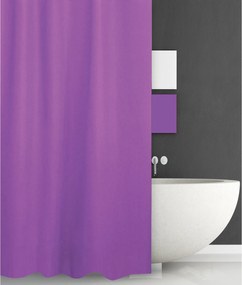 Κουρτίνα Μπάνιου (240x180) Με Κρίκους San Lorentzo Solid Purple