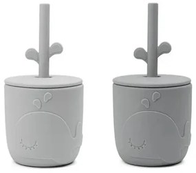 Εκπαιδευτικά κύπελλα Done By Deer Σετ 2Τεμ. Wally Grey