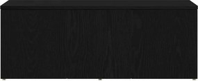 vidaXL Ντουλάπι TV 80x34x30 εκ. Μαύρη Οξυά Επεξεργασμένο Ξύλο