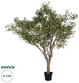 21112 GloboStar® Artificial Garden OLIVE TREE 21112 Τεχνητό Διακοσμητικό Δέντρο Ελιά Υ220cm