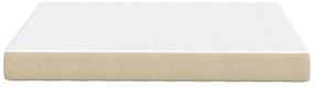 vidaXL Στρώμα με Ελατήρια Pocket Light Green Grey Μέτριο 140x190x20 εκ.