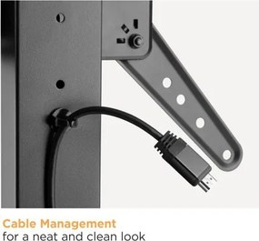 POWERTECH επιτραπέζια βάση τηλεόρασης PT-1281, 23-55", έως 40kg