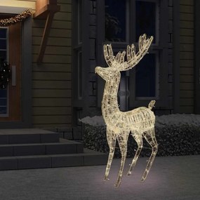 vidaXL Χριστουγ. Τάρανδος 250 LED Θερμό Λευκό 180 εκ. Ακρυλικό