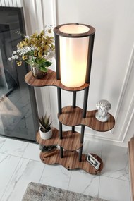 Φωτιστικό Δαπέδου Καρυδιά KS 17x17x150