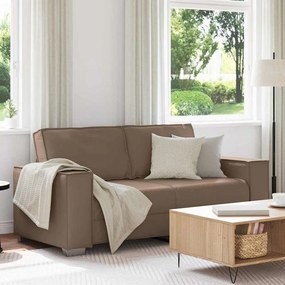 vidaXL Καναπές Loveseat 180 εκ με μαξιλάρι Καπουτσίνο Τεχνητό δέρμα