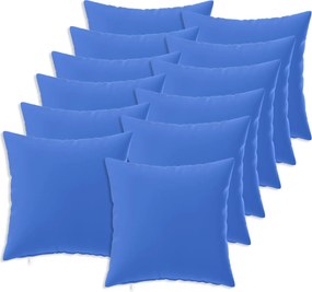 vidaXL Κάλυμμα Μαξιλαριού 12 pcs HEERLEN Βασιλικό Μπλε 45 x 45 cm