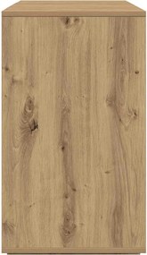 vidaXL Πλαϊνό γραφείο Artisan Oak 135 x 41 x 75 εκ Επεξεργασμένο ξύλο