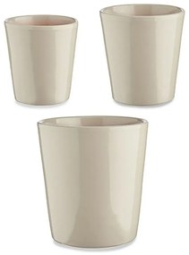 Σετ από Γλάστρες Ibergarden Γκρι Άργιλος Cónica Ø 14 cm Ø 22 cm Ø 17 cm 22,5 x 21 x 22,5 cm 3 Τεμάχια