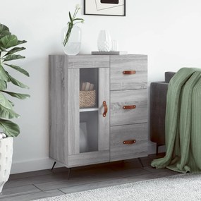 vidaXL Ντουλάπι Γκρι Sonoma 69,5 x 34 x 90 εκ. από Επεξεργασμένο Ξύλο