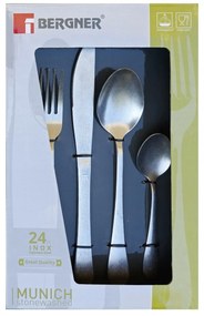 Σετ Μαχαιροπίρουνα Munich Vintage 18/0 – Bergner – 24 τμχ