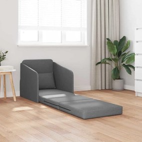 vidaXL Κρεβάτι καναπές Σκούρο γκρι 65 x 80 x 83 εκ. ύφασμα