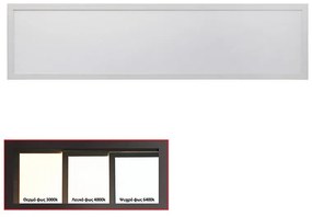 Adeleq Φωτιστικό Ψευδοροφής LED Panel Slim 30x120cm 40W 6300K Λευκό 21-1204100