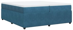 ΚΡΕΒΑΤΙ BOXSPRING ΜΕ ΣΤΡΩΜΑ ΣΚΟΥΡΟ ΜΠΛΕ 200X200 ΕΚ. ΒΕΛΟΥΔΙΝΟ 3285666