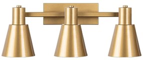 Φωτιστικό Τοίχου - Απλίκα Funnel 942FLG2197 60x21x21cm 3xE27 40W Gold Opviq