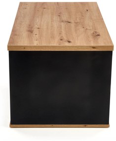 PANTERA c. table, color: wotan oak/black DIOMMI V-PL-PANTERA-WOTAN/CZARNY