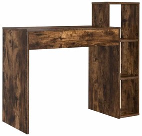 vidaXL Γραφείο Καπνιστό Δρύς 100 x 40 x 90 cm Επεξεργασμένο ξύλο