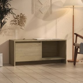Έπιπλο Τηλεόρασης Sonoma Δρυς 90x35x40 εκ. Επεξ. Ξύλο 809785