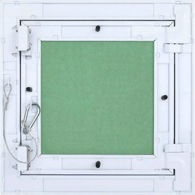vidaXL Πάνελ Πρόσβασης Πράσινο και Ασημί 30 x 30 cm