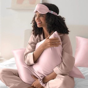 Σετ Ύπνου Beauty Sleep (Σετ 3τμχ) Pudra Feel And Touch 50Χ70 Μετάξι