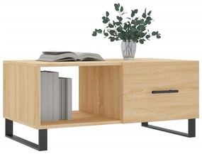 vidaXL Τραπεζάκι Σαλονιού Sonoma Δρυς 90x50x40 εκ. Επεξεργασμένο Ξύλο
