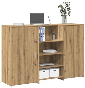 vidaXL Γραφείο υποδοχής 155x50x103,5 εκ. Επεξεργασμένο Ξύλο