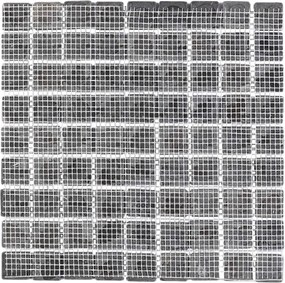 vidaXL Πλακίδια Μωσαϊκού Γκρι 30 x 30 cm Μάρμαρο