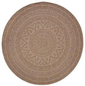 Στρογγυλό Χαλί Καλοκαιρινό (Φ160) Royal Carpet Avanos 8871 White
