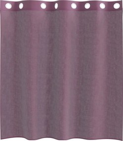 vidaXL Κουρτίνες Voile με ροδέλες 2 τεμάχια Μοβ 140x140 εκ.