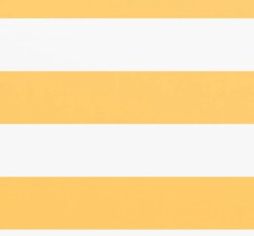 vidaXL Διαχωριστικό Βεράντας Λευκό/Κίτρινο 75 x 500 εκ. Ύφασμα Oxford