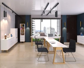 Γραφείο Neptune Λευκό-Σονόμα 138x60x77cm TO-NEPTUNESET6