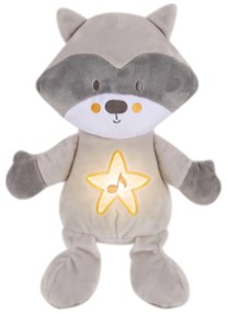 Φωτεινός Αγκαλίτσας Με Ήχο Bebe Stars Raccoon 856-186