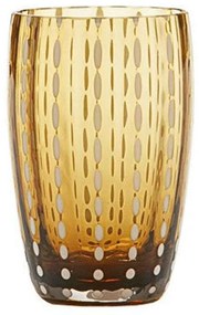 Ποτήρι Νερού Perle PR00104 320ml Amber Zafferano Glass