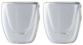 Ποτήρια Espresso Διπλού Τοιχώματος Blend (Σετ 2Τμχ) GU0027 80ml Clear Maxwell&amp;Williams Glass