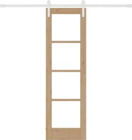 vidaXL Συρόμενη Πόρτα ORKDAL Φυσικό 61 x 198,5 εκ.