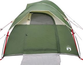 vidaXL Σκηνή Κάμπινγκ 5 Ατόμων Αδιάβροχη Πράσινη