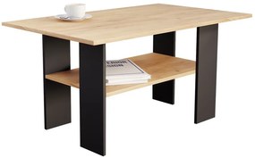 Τραπεζάκι σαλονιού Τorino V-Fusiko-Mavro