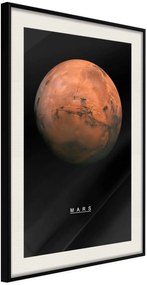 Αφίσα - The Solar System: Mars - 20x30 - Μαύρο - Με πασπαρτού