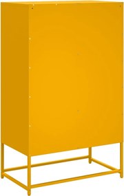 vidaXL Ντουλάπι Μουσταρδί 68x39x111,5 εκ. από Ατσάλι