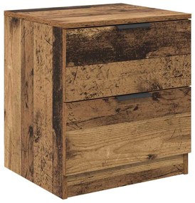 vidaXL Κομοδίνο 2 pcs Παλαιό ξύλο 45 x 39 x 50 εκ. Επεξεργασμένο ξύλο