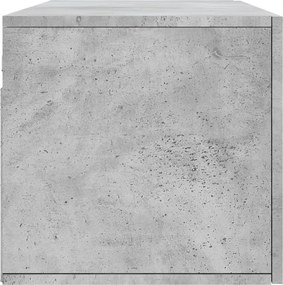 vidaXL Ντουλάπι Τοίχου Γκρι Σκυρ. 100x36,5x35 εκ. Επεξεργασμένο Ξύλο
