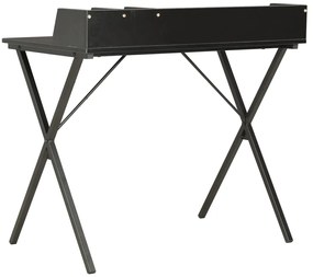 vidaXL Γραφείο Μαύρο 80 x 50 x 84 εκ.