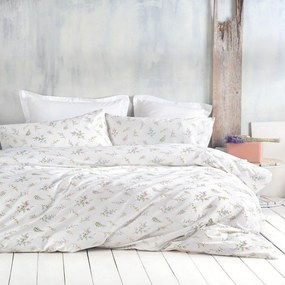 Παπλωματοθήκη Fern (Σετ 3τμχ) Ecru Ρυθμός Queen Size 220x250cm 100% Βαμβάκι
