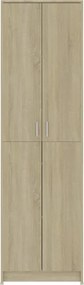 vidaXL Ντουλάπα Διαδρόμου Sonoma Δρυς 55 x 25 x 189 εκ. Επεξ. Ξύλο