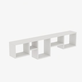 Ράφι Τοίχου Λευκό BAFLAFE 120x17x32