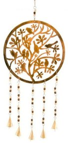 Κρεμαστό Διακοσμητικό Τοίχου NAMD214 25x72cm Bronze Metal