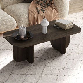 Τραπεζάκι Σαλονιού Καρυδί CATREAL 120x60x41.4