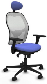 Καρέκλα γραφείου με κεφαλάρι Piqueras y Crespo 3D036N1 Ανοιχτό Μπλε